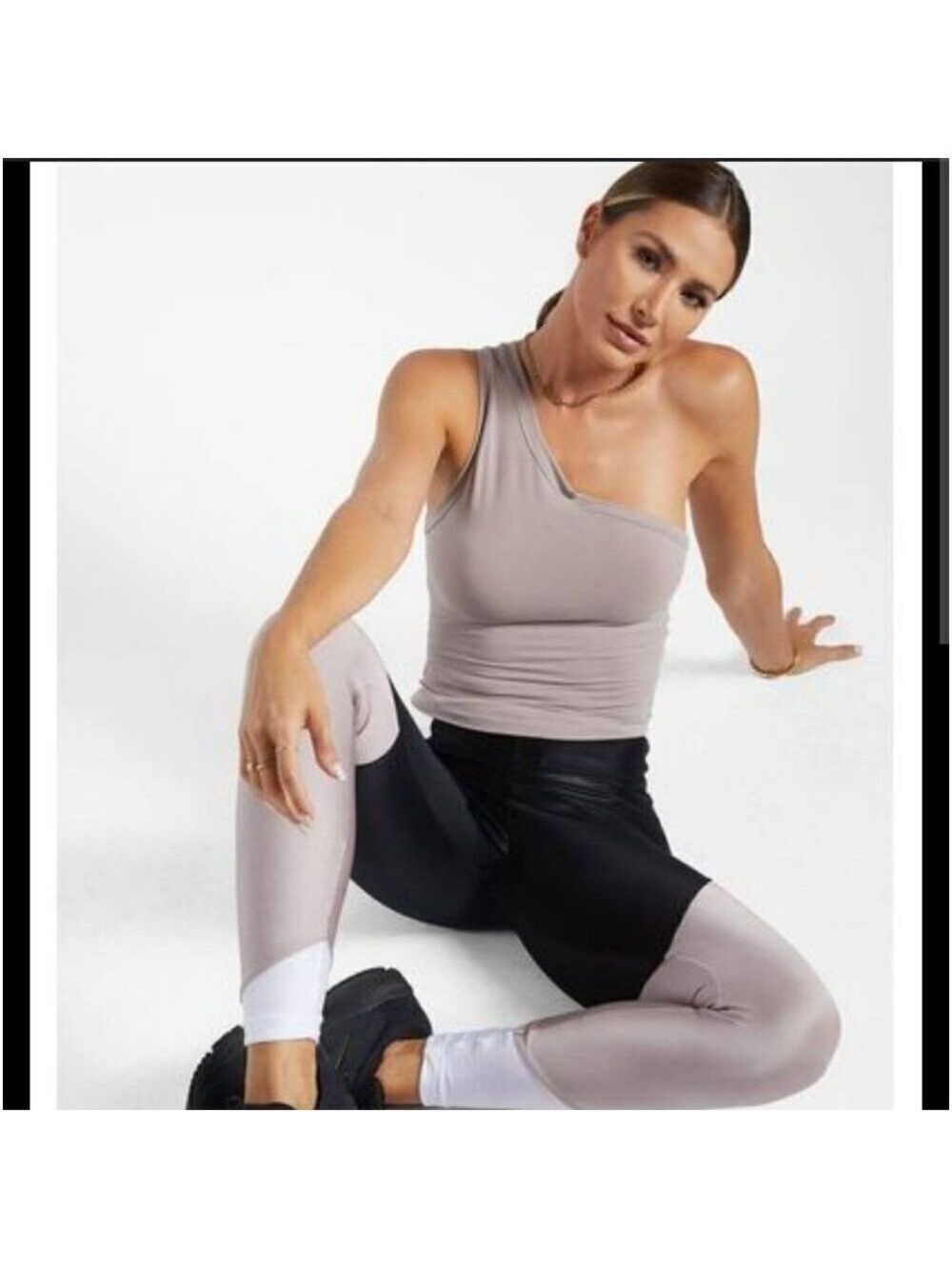 Koral Kalea Crepe Crop Top Sz Small